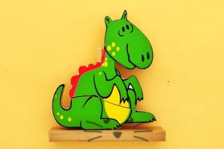 Ensartado de 1 eje. Dinosaurio