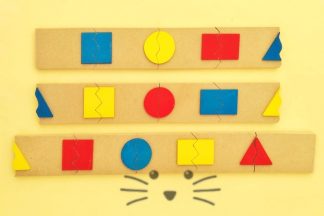 Dominó Puzzle de Piso Figuras Geométricas