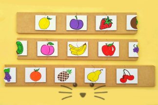Dominó Puzzle de piso Frutas