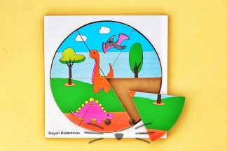 Rompecabezas Circular Dinos