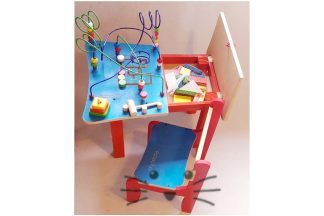Combo Mesa Didáctica 5 juegos + Silla