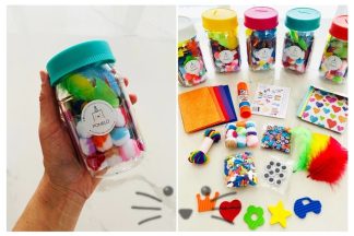 Mini Pote de Arte y Alcancia