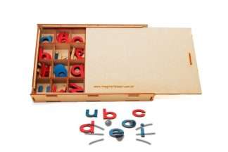 Alfabeto Móvil Montessori Imprenta Minúscula