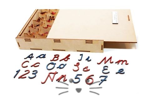 Alfabeto Móvil Montessori Cursiva