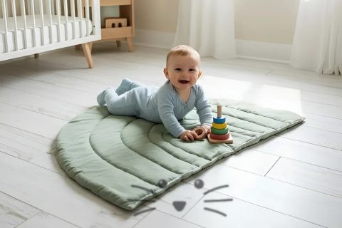 Alfombra Arcoiris Verde Malva