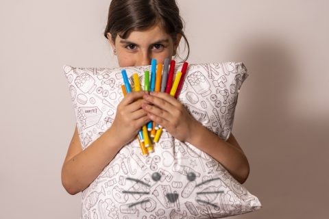 Almohadón para Pintar y Lavar. Dulces