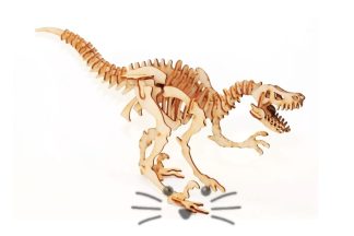 Puzzle 3D. Alosaurio para armar
