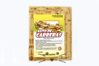 Puzzle 3D. Auto de Carreras para armar