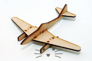 Puzzle 3D. Avión Messerschmidt para armar