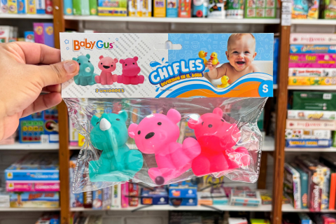 Animalitos de Goma para el Agua con Chifle