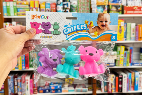 Animalitos de Goma para el Agua con Chifle