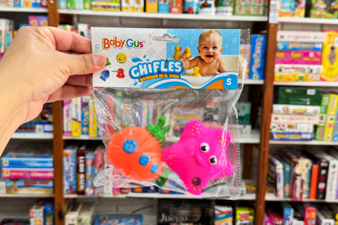 Figuras de Goma para el Agua con Chifle