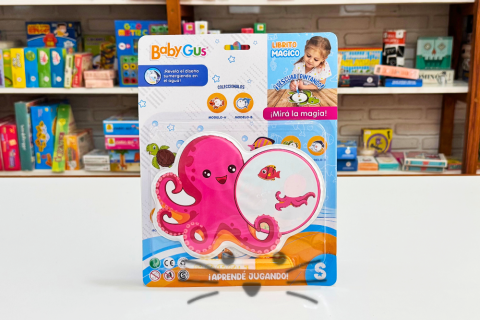 Librito Mágico para Pintar en el Agua. Pulpo