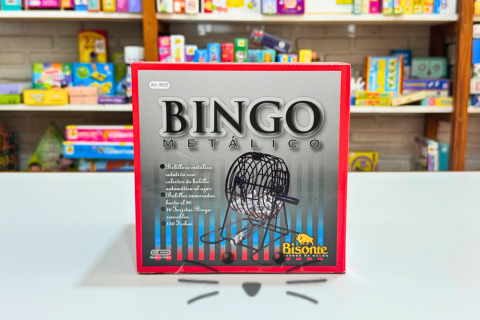 Juego de Bingo con Bolillero de Metal