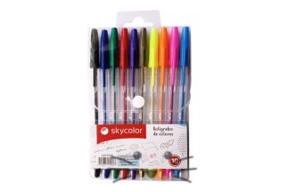 Lapiceras de Colores x10