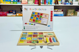 Box didáctico – Números + Abaco + Reloj