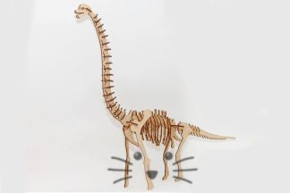 Puzzle 3D. Braquiosaurio para armar