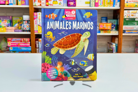 Busca y Encuentra con Linterna - Animales Marinos