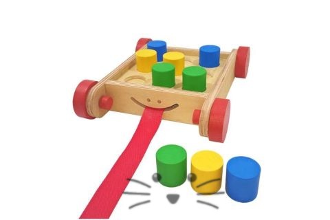 Carrito de Arrastre con Bloques