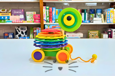 Tortuga Carrito de Arrastre con Ensartado