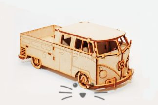 Puzzle 3D. Combi Wolkswagen para armar