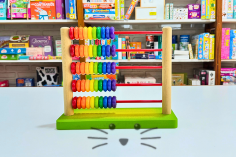 Ábaco de Madera – Contador Numérico