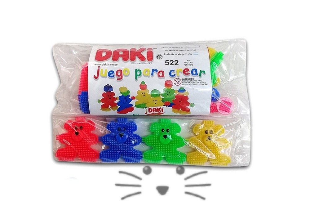 Daki Bolsa 522 - 62 piezas con Ositos