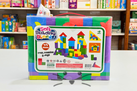 Bloques Soft De Goma Eva 47 piezas