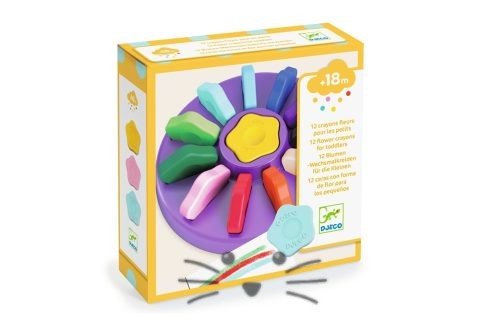 Crayones con forma de Flor x12