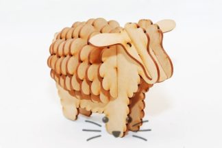 Puzzle 3D. Oveja para armar