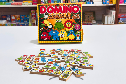 Dominó de Animales de Madera
