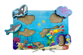 Encastre en Relieve Fondo del Mar
