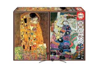 Klimt. Rompecabezas 2 x 1000 piezas