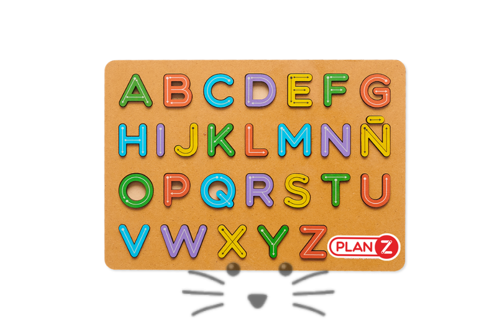 Encastre Abecedario en Relieve