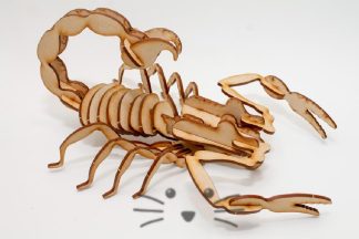 Puzzle 3D. Escorpión para armar