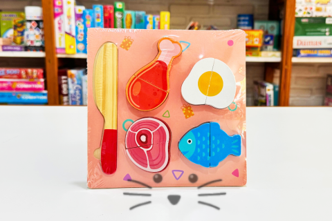 Comiditas de Madera con Velcro