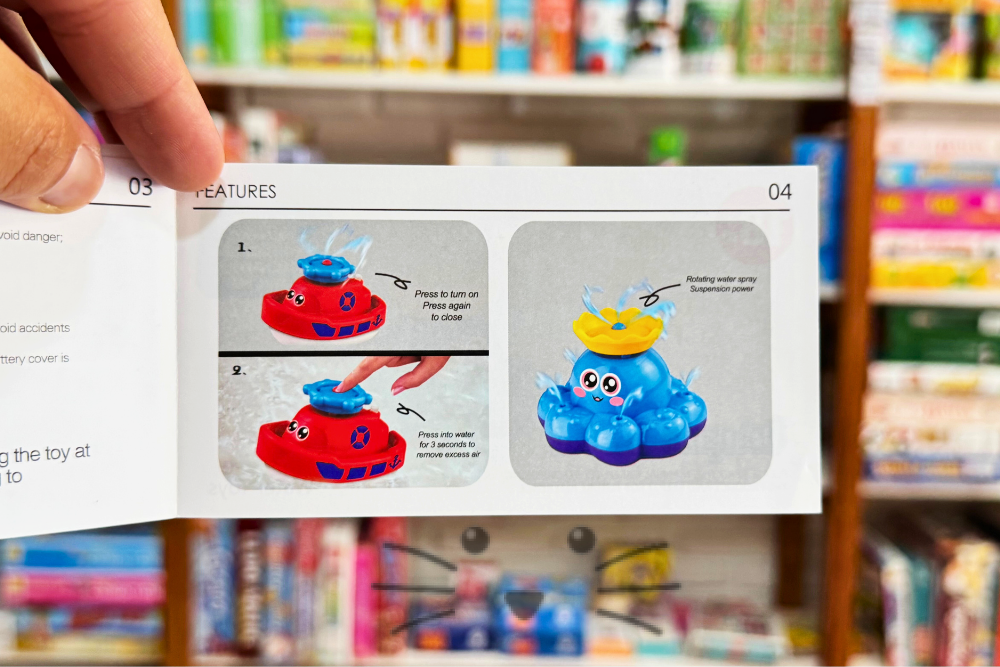 Pulpito Salpica Agua para Bañadera - Imagen 3