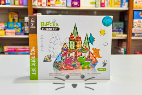 Bloques Magnéticos 36 piezas Dinosaurios