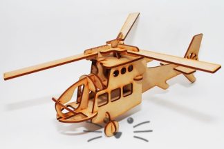 Puzzle 3D. Helicóptero para armar