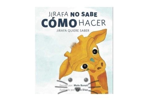 Jirafa no sabe cómo hacer