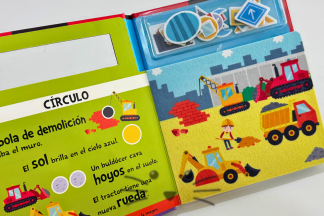 Juega con Fieltro. Formas en la obra de Construccion