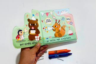 Libro de Baño para Colorear: Vamos a la Fiesta