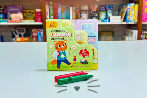 Libro de Baño para Colorear: Vamos al Jardín