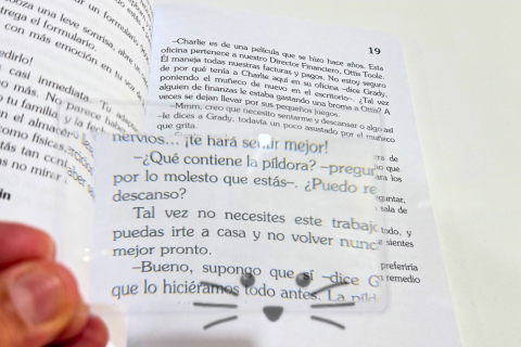 Lupa Fresnel – Tarjeta de Aumento para Lectura