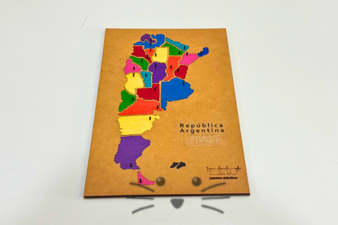 Mapa Argentina Rompecabezas Magnético