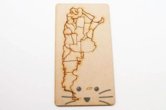 Mapa Argentina 60 x 28 cm