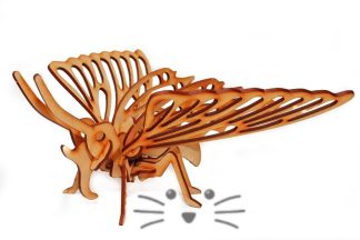 Puzzle 3D. Mariposa para armar