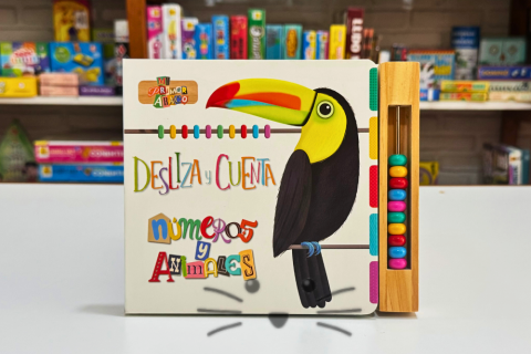 Mi primer ábaco. Desliza y cuenta. Números y Animales