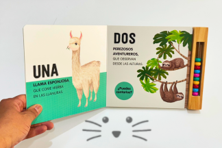 Mi primer ábaco. Desliza y cuenta. Números y Animales