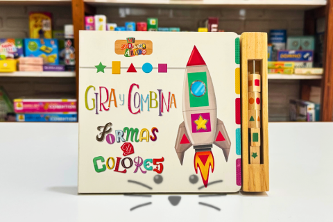 Mi primer ábaco. Gira y combina. Formas y Colores